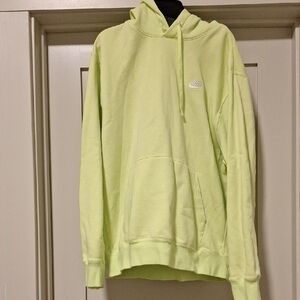 Light Neon Yellow Green Nike Hoodie
